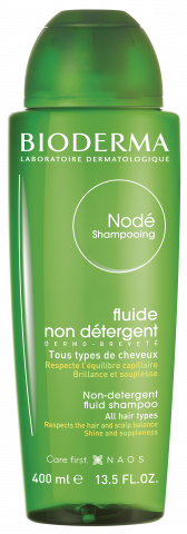 BIODERMA produkta foto, Node Fluide 400ml, šampūns jutīgai galvas ādai