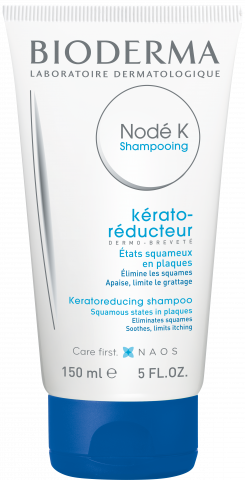 BIODERMA produkta foto, Node K Shampooing 150ml, šampūns zvīņojošiem iekaisuma plankumiem
