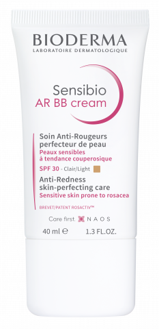 BIODERMA produkta foto, Sensibio AR BB cream 40ml, krēms pret ādas apsārtumu