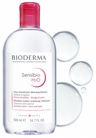 BIODERMA produkta foto, Sensibio H2O 500ml, Micelārais ūdens jutīgai ādai
