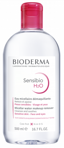BIODERMA produkta foto, Sensibio H2O 500ml, Micelārais ūdens jutīgai ādai
