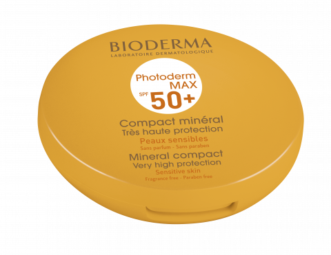 BIODERMA produkta foto, Photoderm MAX Compact SPF 50+ 10g, kompaktpūderis aizsardzībai no saules jutīgai ādai