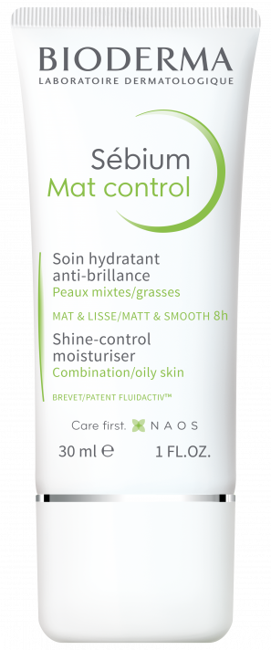 BIODERMA produkta foto, Sebium Mat Control 30ml, krēms taukainai ādai